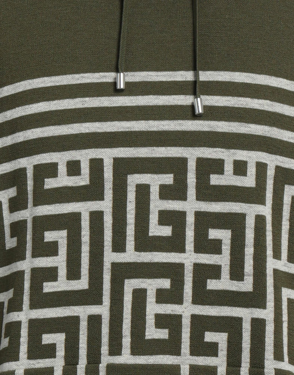 Balmain Mens Sweatshirt Military in Green