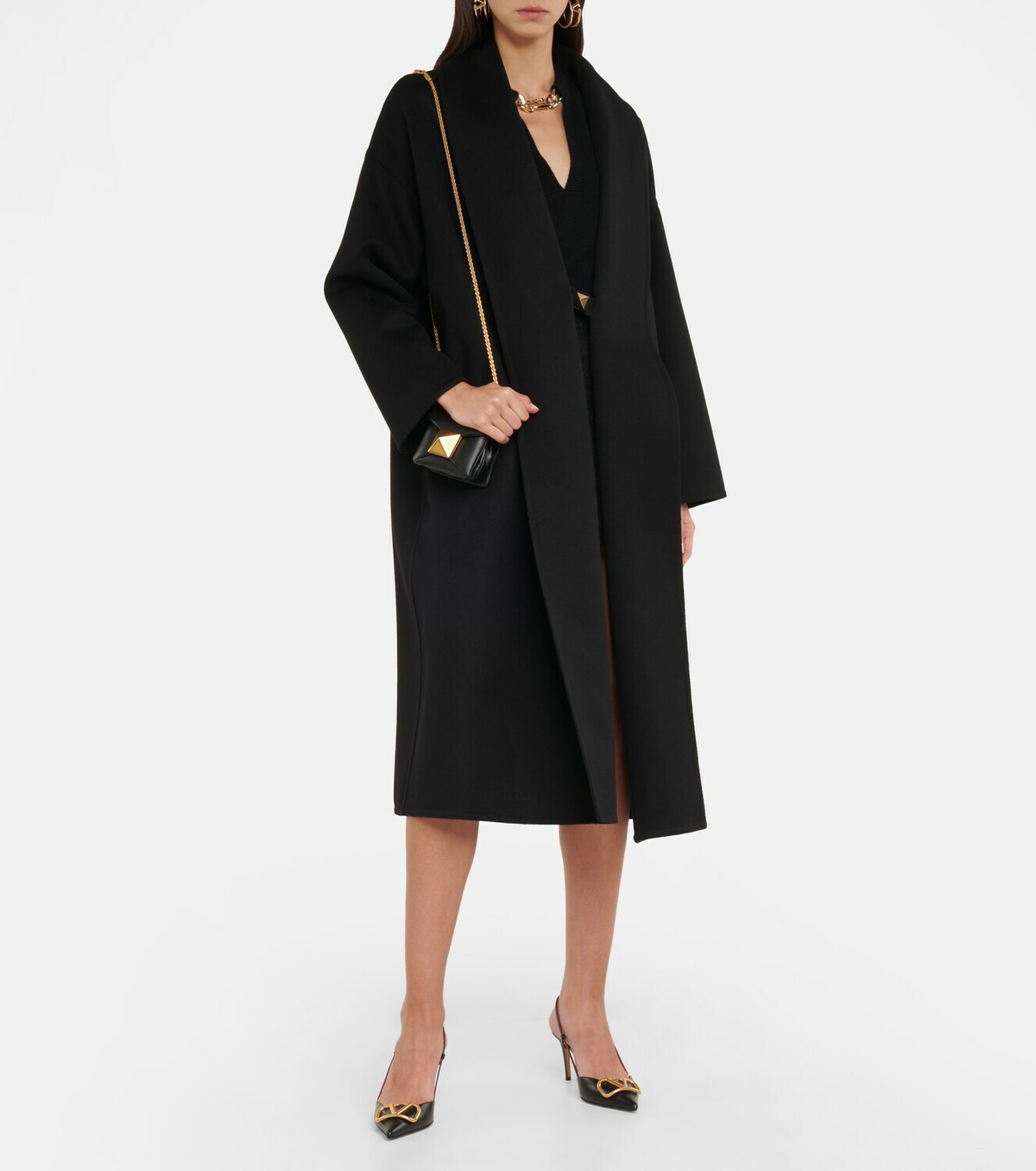 Valentino Multicolor Cotton Coat