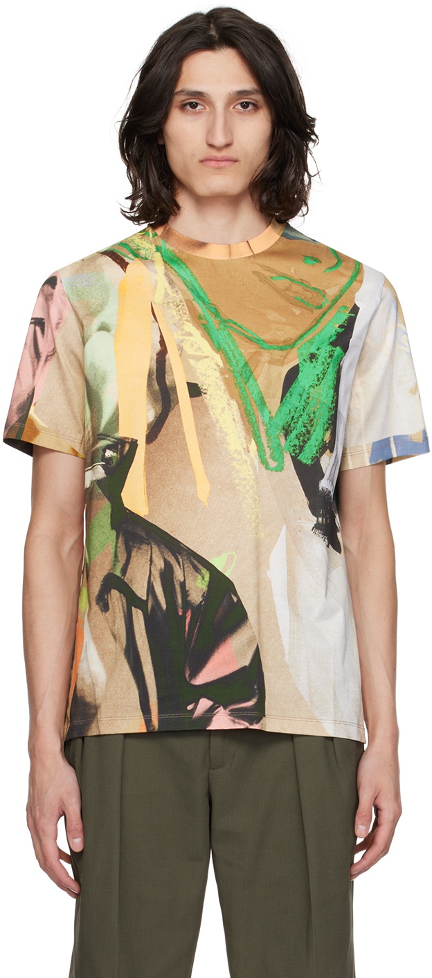 Photo: Paul Smith Multicolor Life Drawing T-Shirt