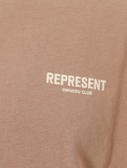 Represent   T Shirt Brown   Mens