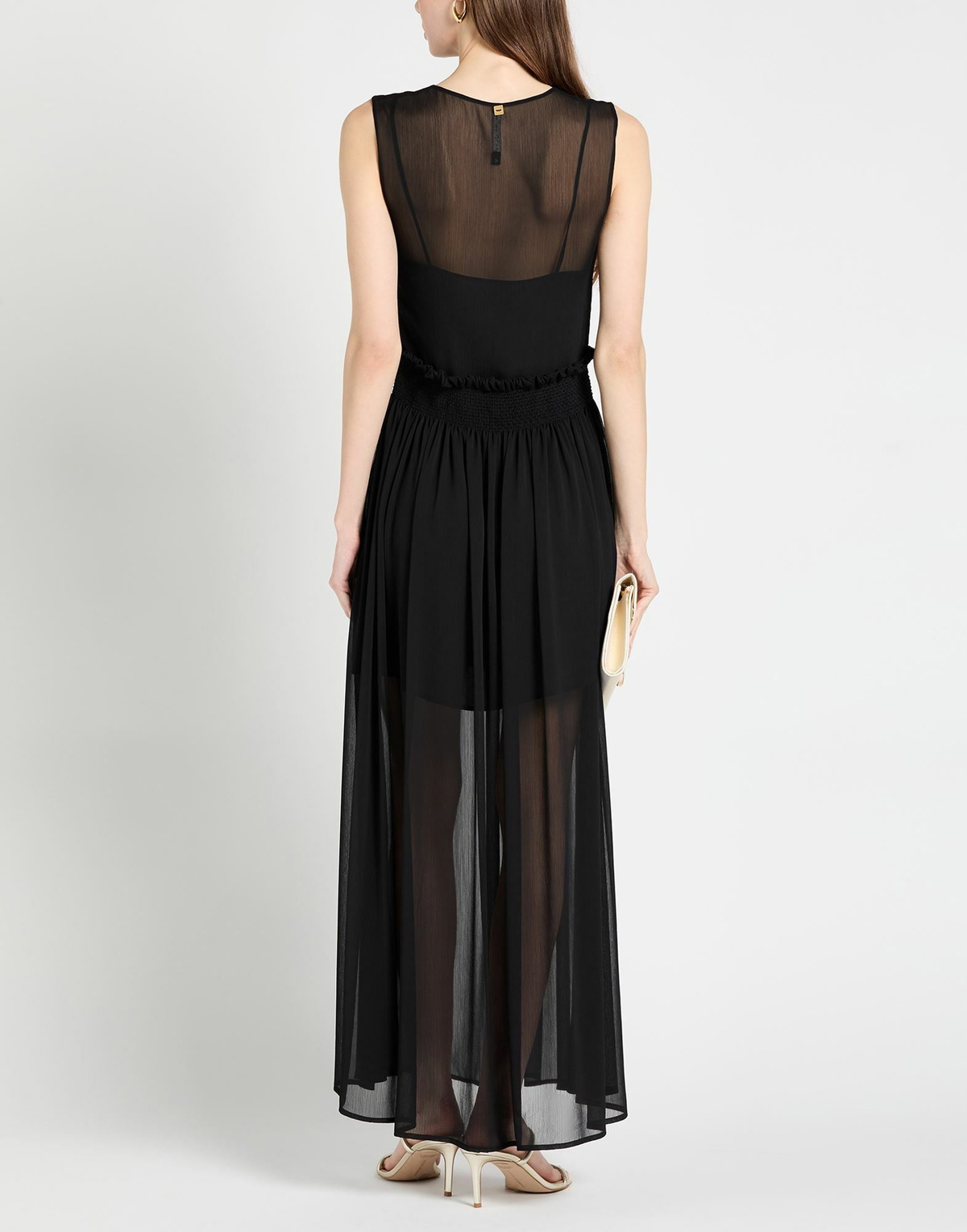 Manila Grace Womens Maxi dress in Black