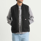 Dickies Men's Quilted Canvas Vest in Black