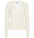 Valentino Valentino lace-trimmed wool cardigan