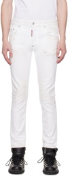 Dsquared2 White Skater Jeans