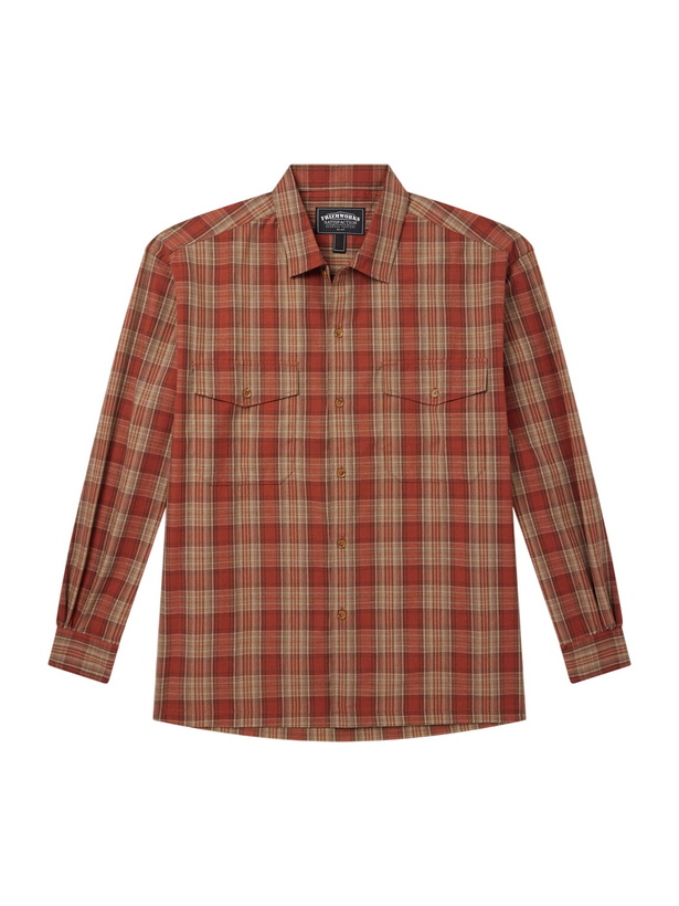 Photo: FrizmWORKS - Checked Cotton Shirt - Orange
