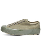 Artifact by Superga Men's 2424 Deadstock French Cotton Sneakers in Green/Dark Green