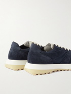 Fear of God - Panelled Suede and Mesh Sneakers - Blue