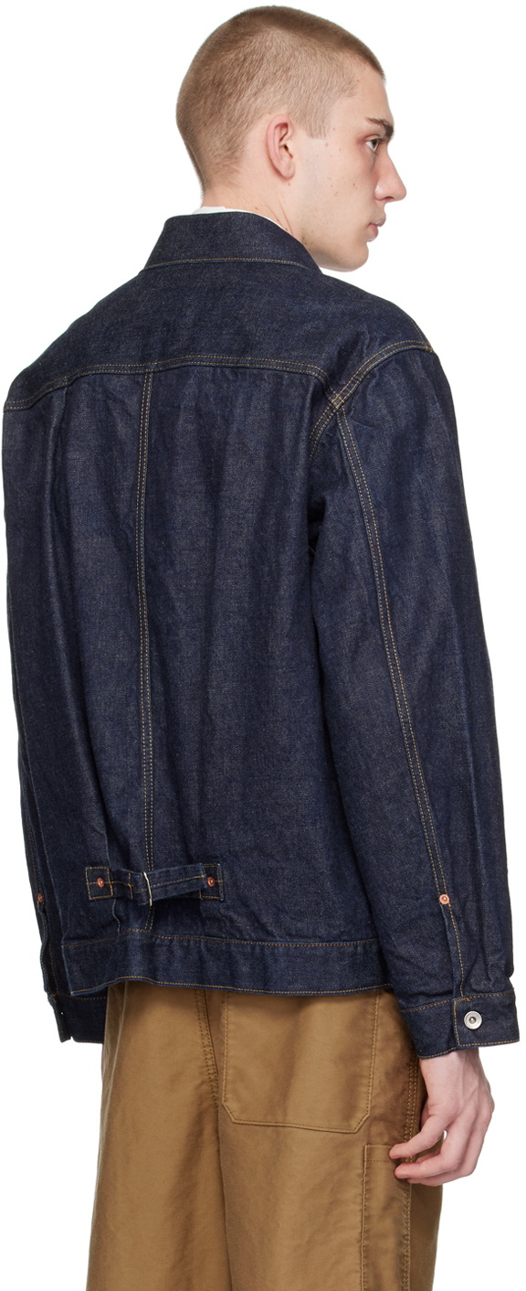 sacai Indigo Beyondexx Denim Jacket Sacai