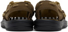 KEEN Khaki & Brown Uneek Sandals