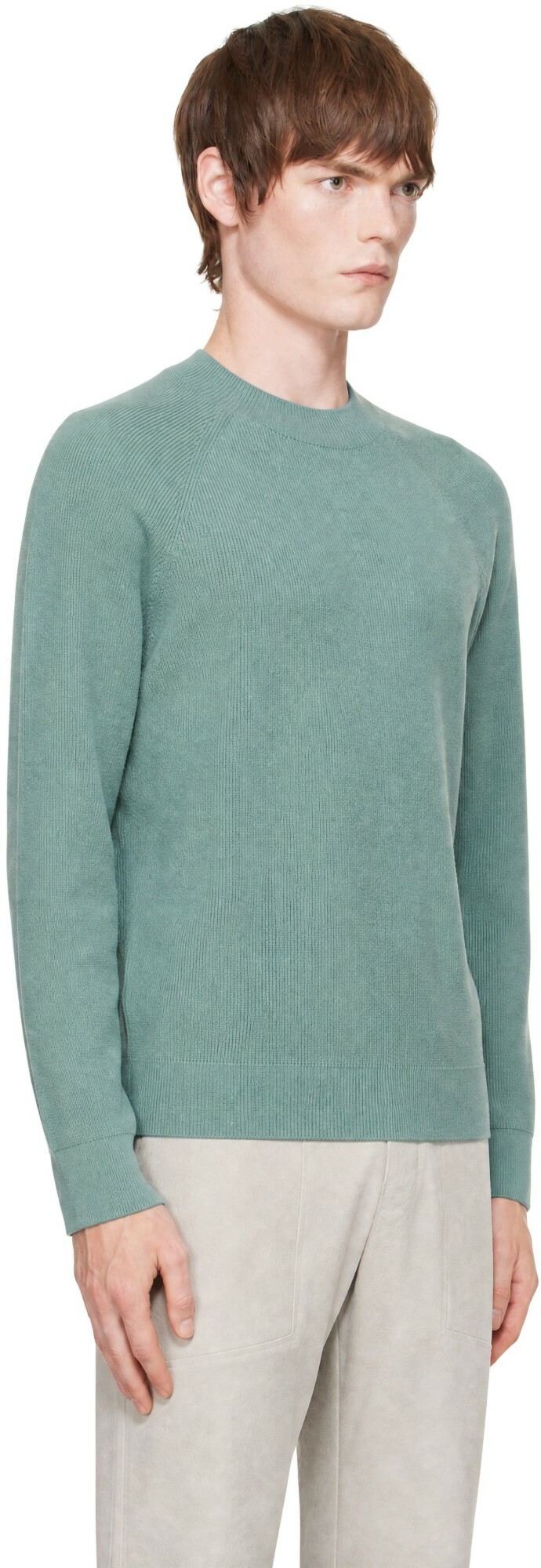 Veilance Green Conic Wool Midlayer Sweater