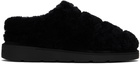 Canada Goose Black Porteau Shearling Mules