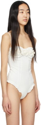 Shushu/Tong White Lingerie Bodysuit