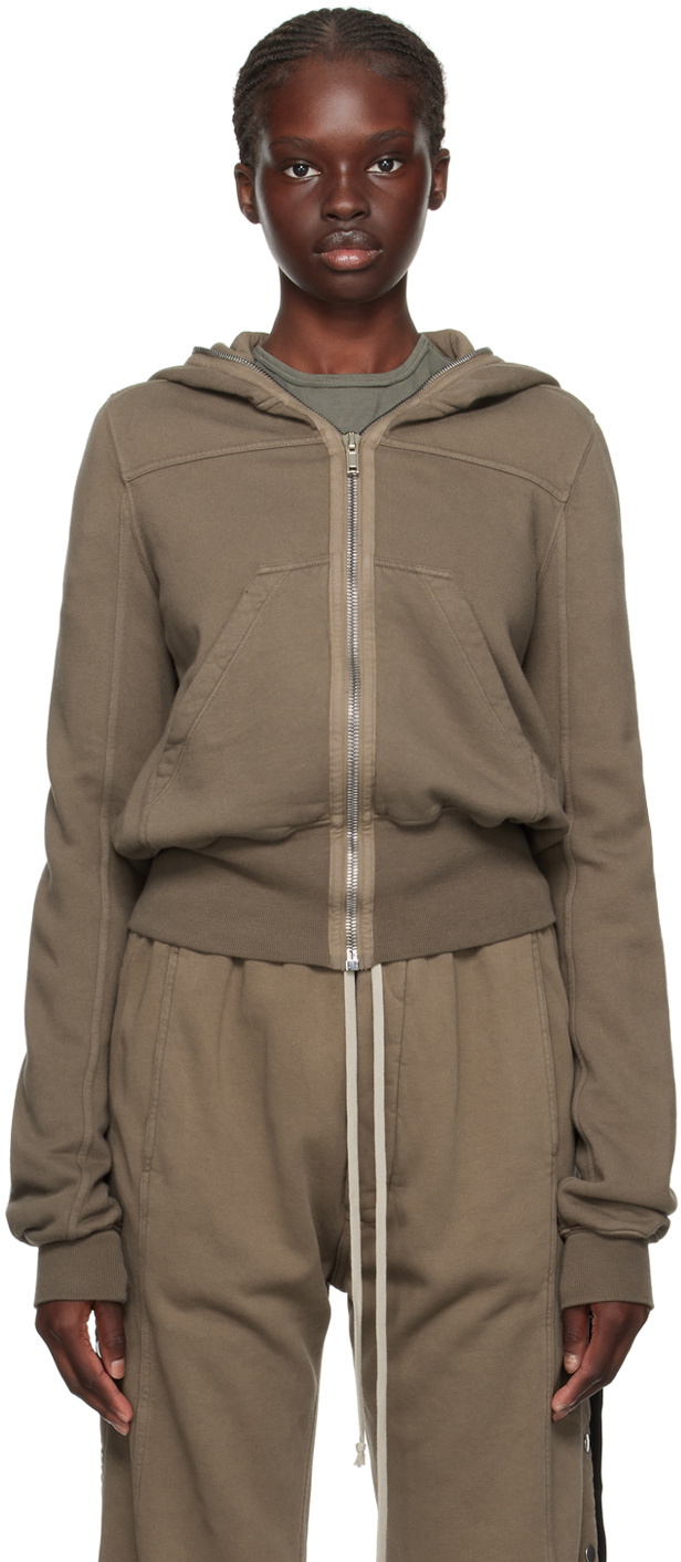 Off-White Grey Garment Dyed Cargo Hoodie