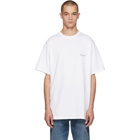 Balenciaga White Small Logo T-Shirt