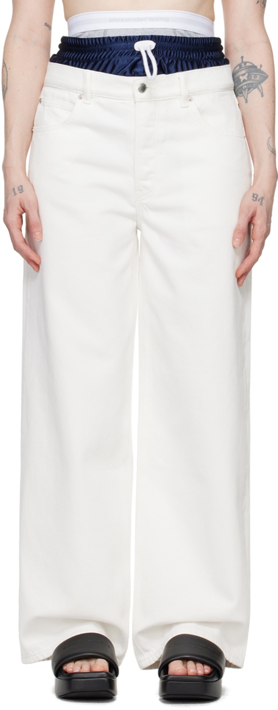 Photo: Alexander Wang White Pre-Styled Jeans