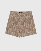 Represent Embrodiered Initial Tailored Short Beige - Mens - Casual Shorts