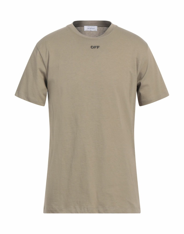 Photo: Off-white Mens T-shirt Khaki
