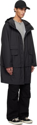 nanamica Black 3L PERTEX SHIELD 2Way Travel Coat