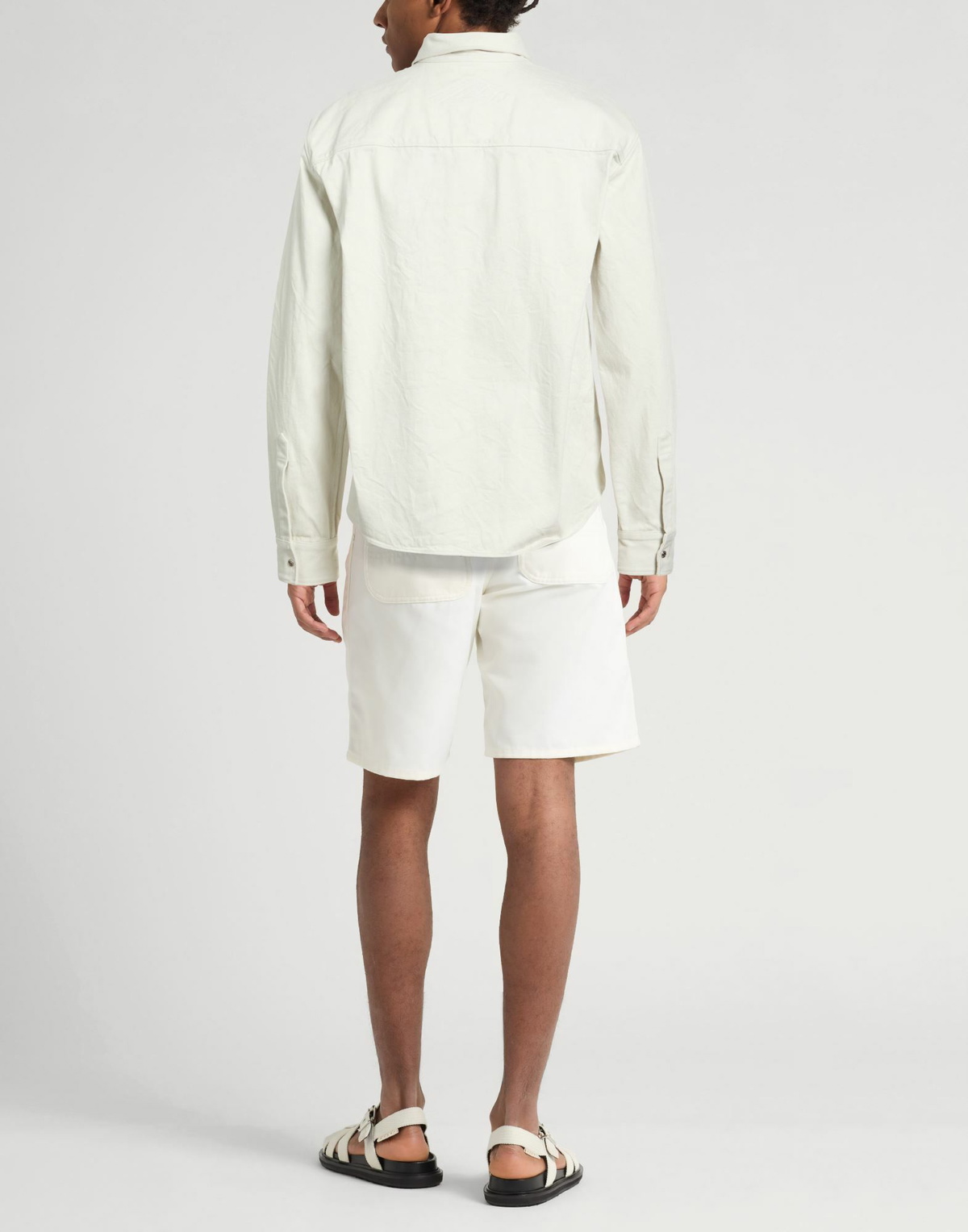Dsquared2 Icon Mens Denim shirt Light in Grey