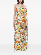 STELLA MCCARTNEY - Floral Print One-shoulder Long Dress