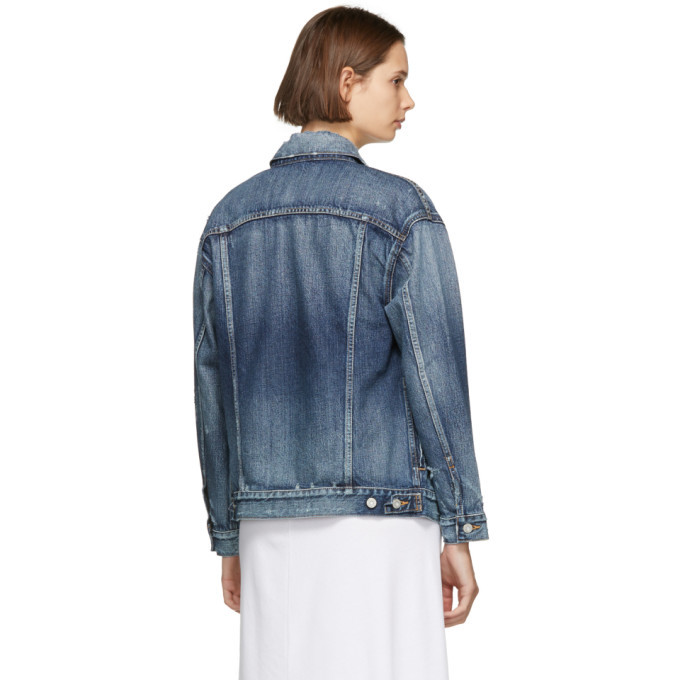 Moussy Vintage Blue Denim Mars Trucker Jacket Moussy Vintage