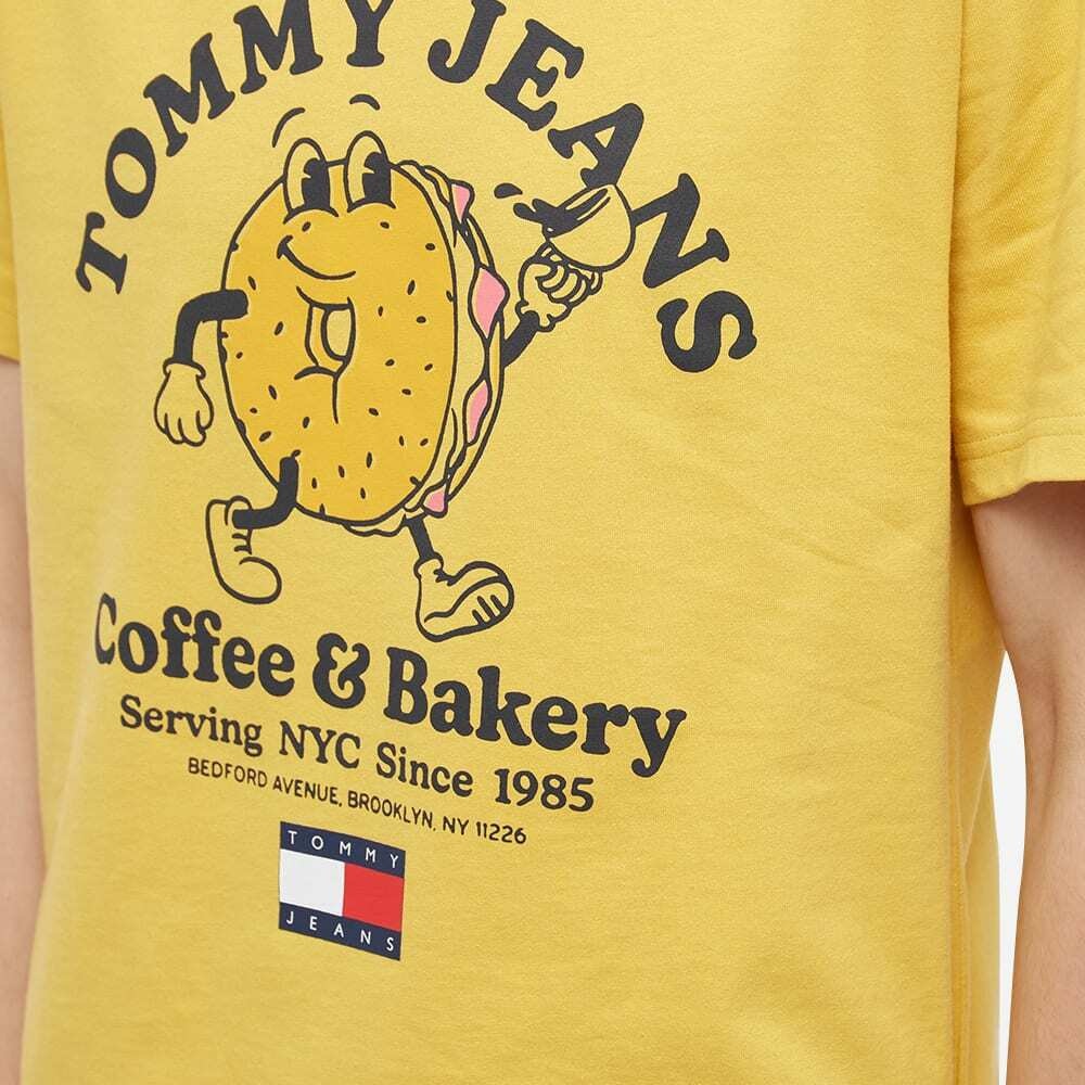 Tommy Jeans Men's Tommy Bagels T-Shirt in Gold Tommy Jeans