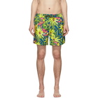 Boss Yellow Threadfin Swim Shorts