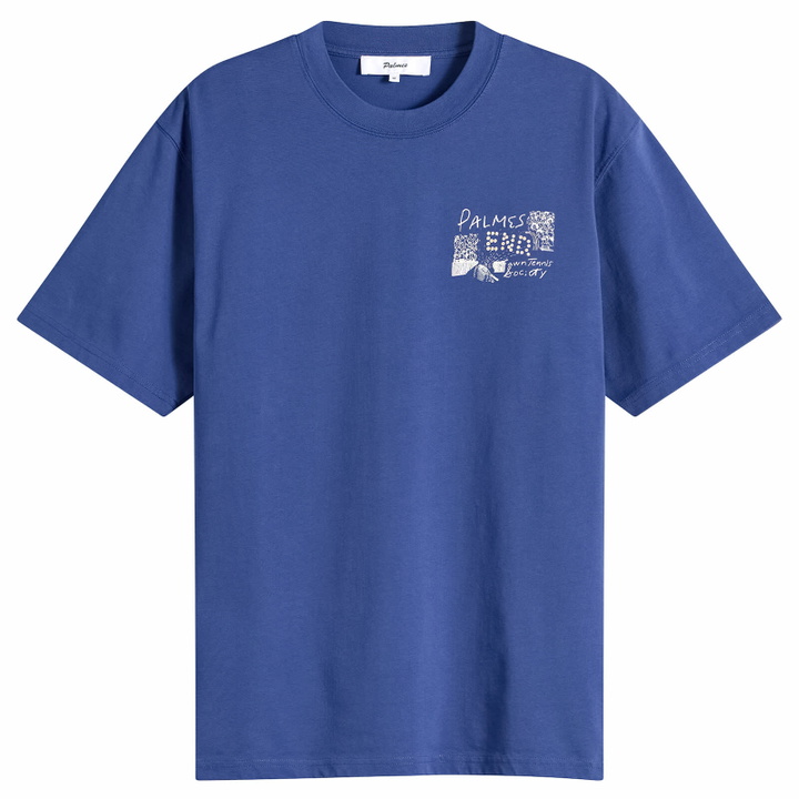 Photo: END. x Palmes Men's Scene T-Shirt in Blue