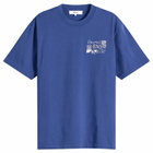 END. x Palmes Men's Scene T-Shirt in Blue
