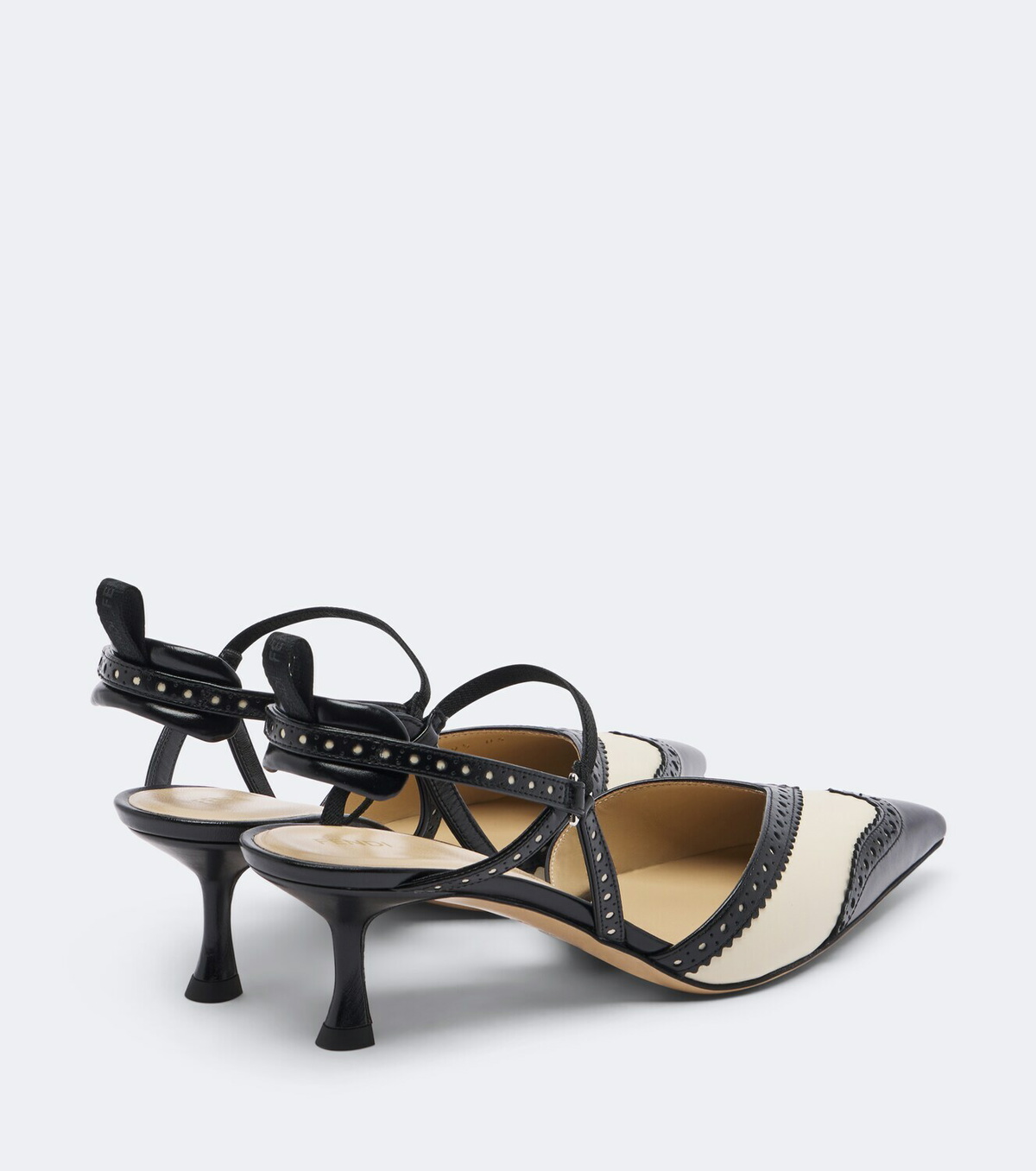 Fendi Colibrì leather slingback pumps