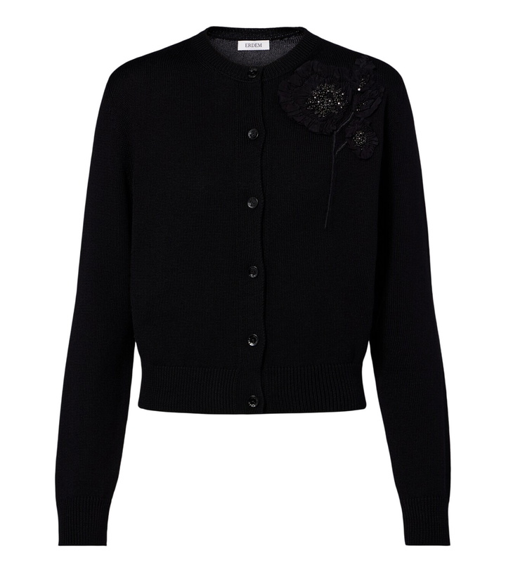 Photo: Erdem Beaded wool cardigan