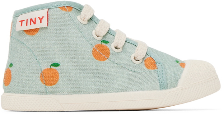Photo: Tiny Cottons Baby Blue Oranges Sneakers