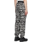 TAKAHIROMIYASHITA TheSoloist. Black and White Mickey Mouse Words Trousers