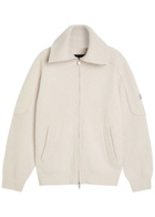 Moose Knuckles Colson Ribbed Wool Sweatshirt Beige