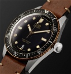 Oris - Divers Sixty-Five Automatic 42mm Stainless Steel and Leather Watch, Ref. No. 01 733 7707 4354 - Black