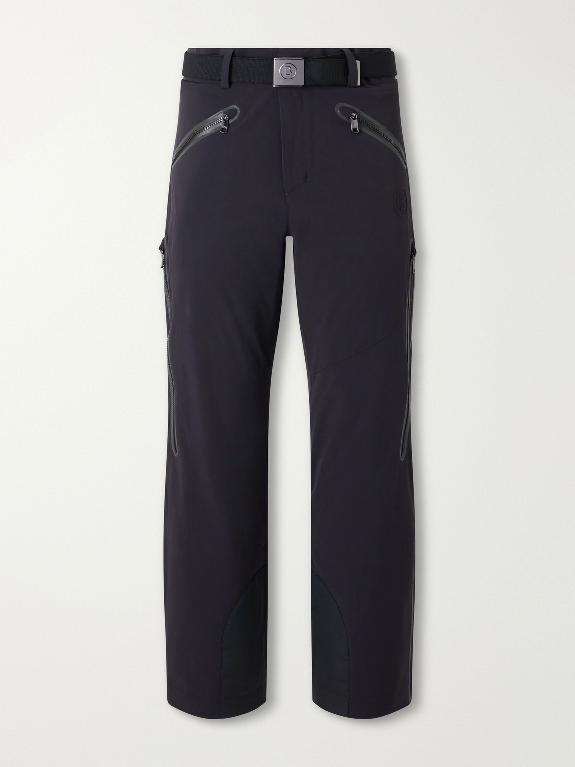 BOGNER - Tim-T Straight-Leg Belted Padded Shell Ski Pants - Black