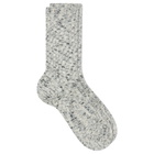 Anonymous Ism Homespun Art Yarn Crew Sock in Black