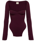 Khaite Maddy ribbed-knit top