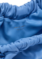 Mansur Gavriel Cloud Mini Leather Clutch - Blue - One Size