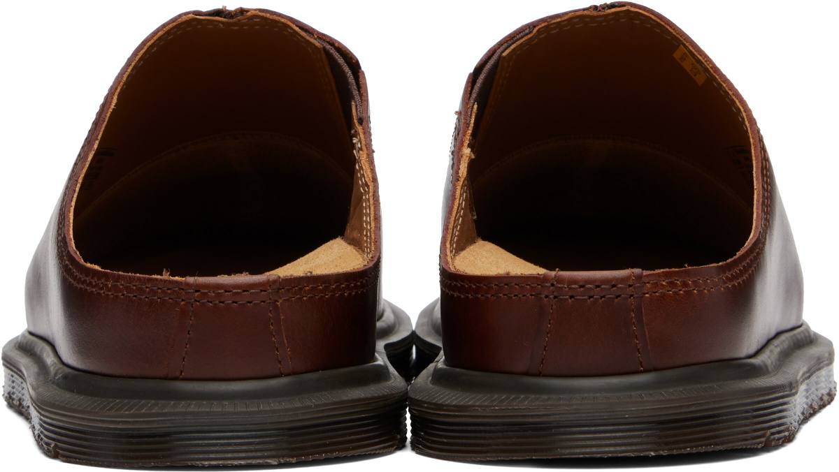Dr. Martens Brown San Mule Loafers