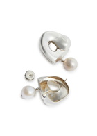 Agmes X Simone Bodmer-Turner Sandra Large Sterling Silver Drop Earrings - One Size