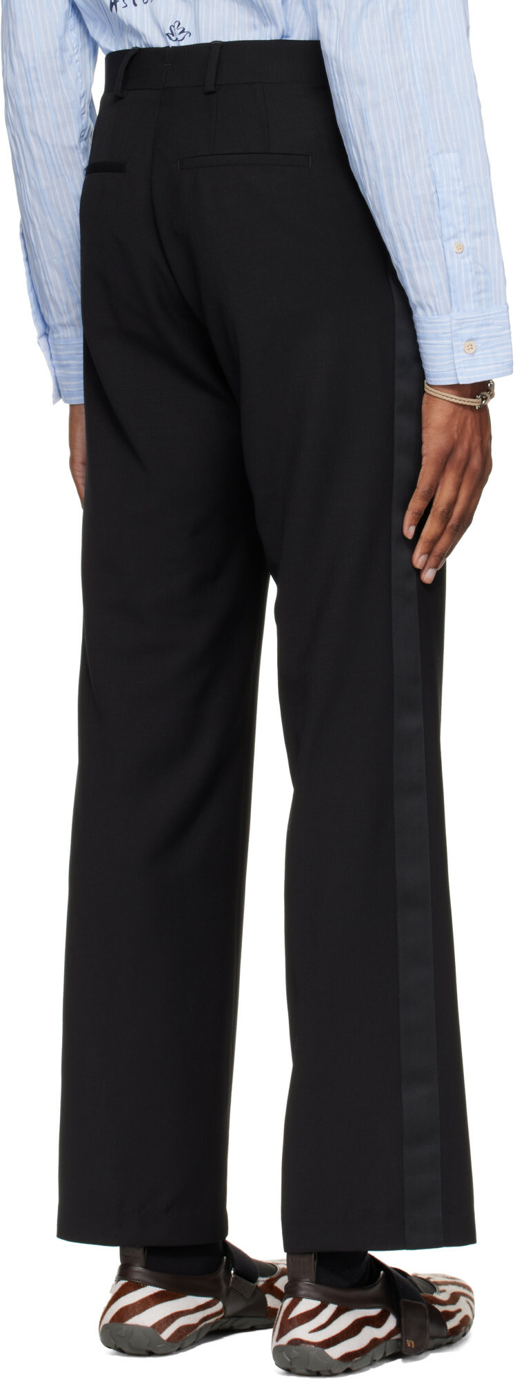 Wales Bonner Black Alto Trousers