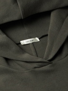 The Row - Essoni Oversized Organic Cotton-Jersey Hoodie - Gray