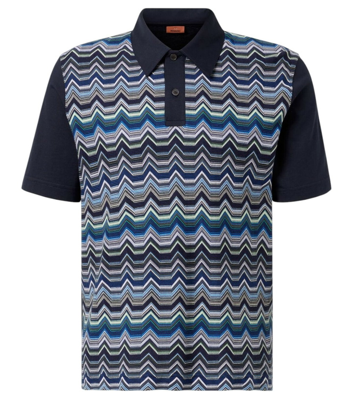 Photo: Missoni Zigzag cotton polo shirt