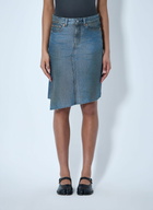Our Legacy Asymmetric Denim Skirt