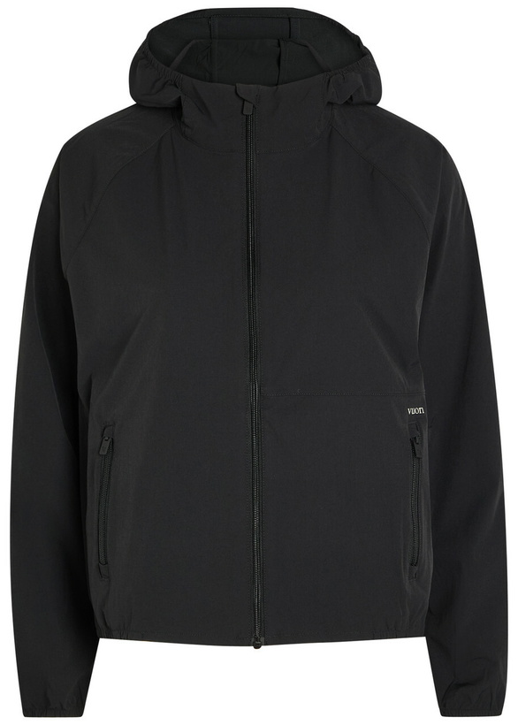 Photo: Vuori Renew Trainer Hooded Shell Jacket Black