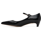 SHUSHU/TONG Black Low-Heel Mary Jane Heels