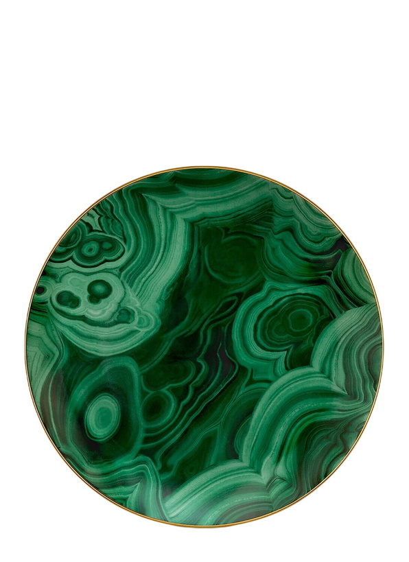 Photo: L'Objet Malachite Charger Plate