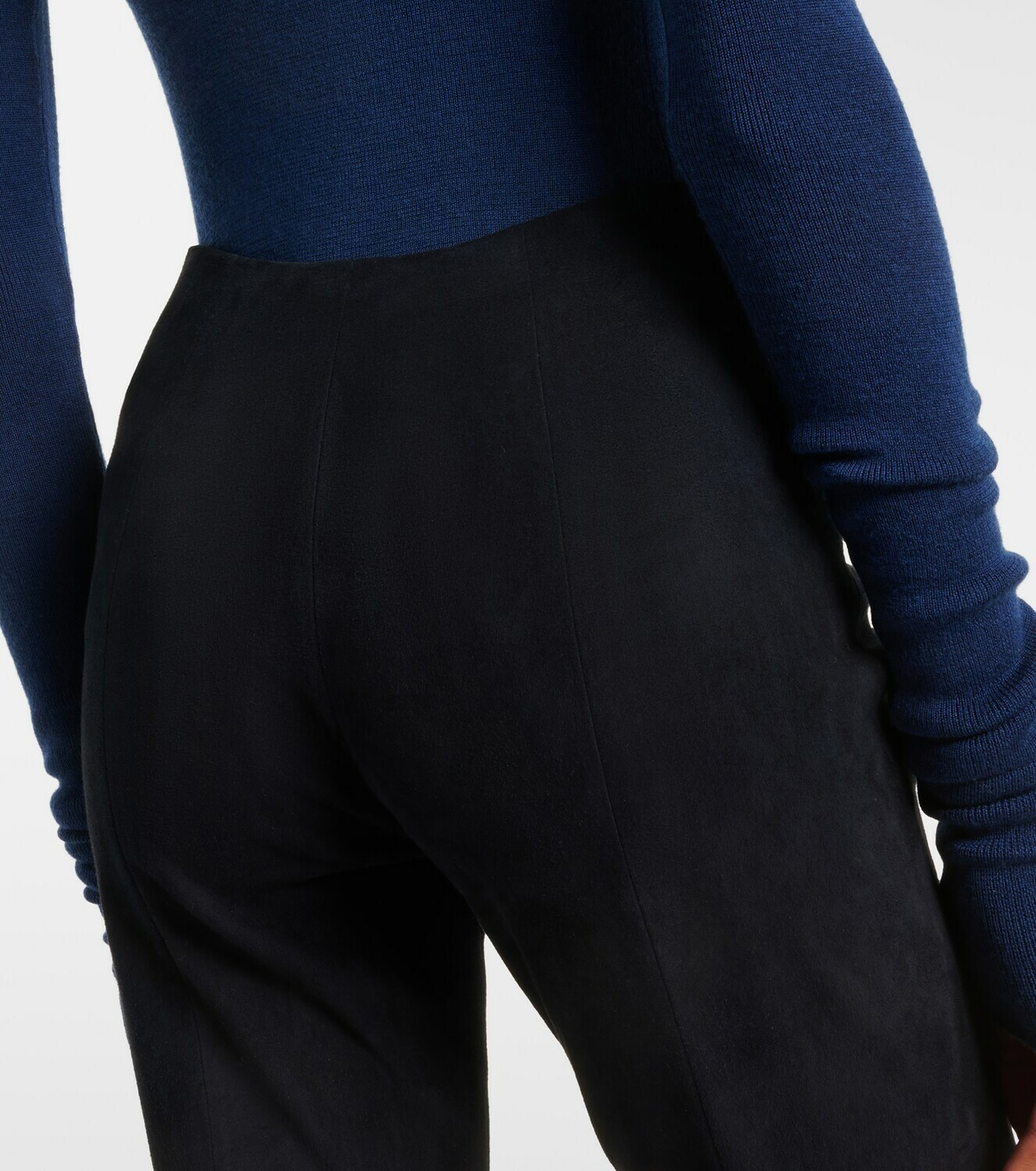 Stouls Gege suede flared pants