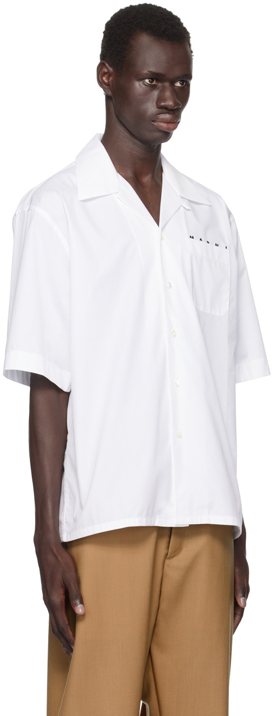 Marni White Bowling Shirt